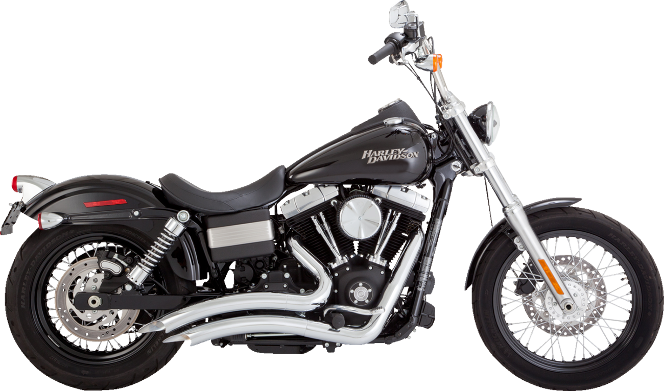 VANCE & HINES 2-into-2 Big Radius Exhaust System - Chrome