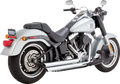 VANCE & HINES Big Shots Staggered Exhaust System - Chrome
