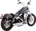 VANCE & HINES Big Shots Staggered Exhaust System - Chrome