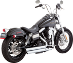 VANCE & HINES Big Shots Staggered Exhaust System - Matte Black