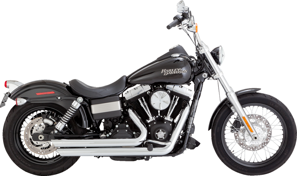 VANCE & HINES Big Shots Staggered Exhaust System - Chrome