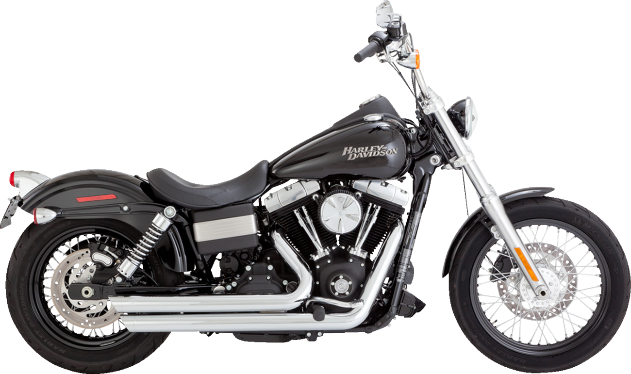 VANCE & HINES Big Shots Staggered Exhaust System - Chrome