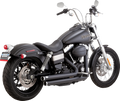 VANCE & HINES Big Shots Staggered Exhaust System - Matte Black