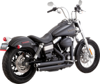 VANCE & HINES Big Shots Staggered Exhaust System - Matte Black
