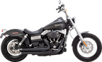 VANCE & HINES Big Shots Staggered Exhaust System - Matte Black