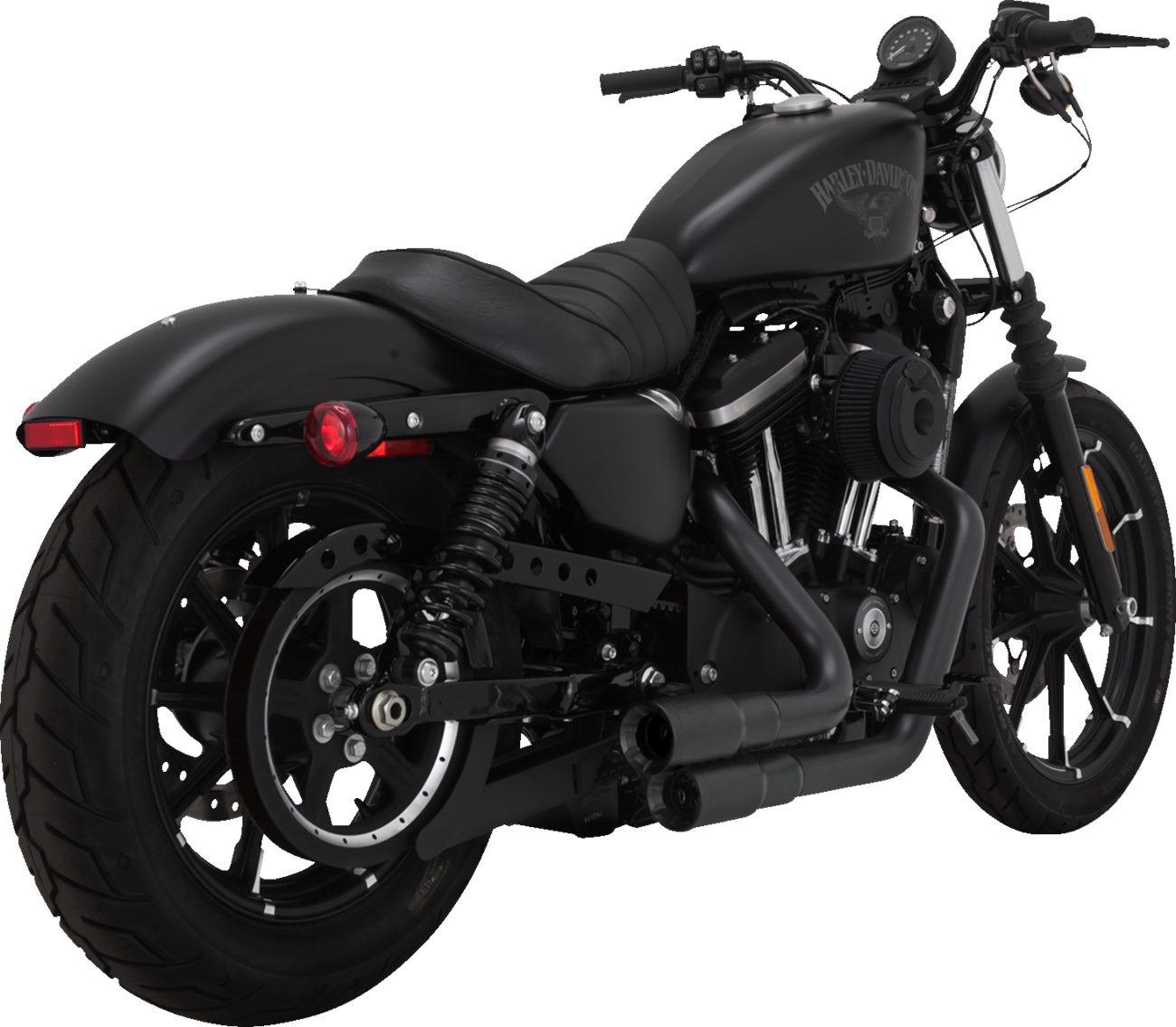 VANCE & HINES Mini Grenades Exhaust System - Matte Black