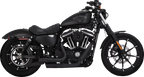 VANCE & HINES Mini Grenades Exhaust System - Matte Black