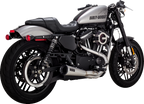 VANCE & HINES 2-into-1 Upsweep Exhaust System - Stainless Steel