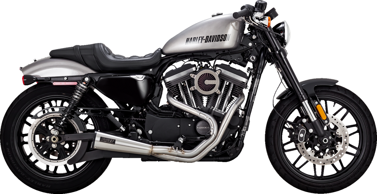 VANCE & HINES 2-into-1 Upsweep Exhaust System - Stainless Steel