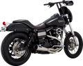 VANCE & HINES 2-into-1 Upsweep Exhaust System - Brushed