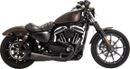 VANCE & HINES 2-into-1 Upsweep PCX™ Exhaust System - Stainless Steel - Black