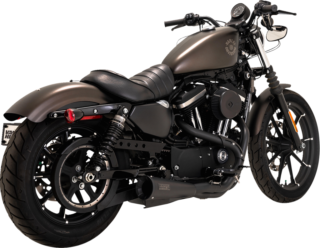 VANCE & HINES 2-into-1 Upsweep PCX™ Exhaust System - Stainless Steel - Black