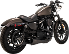 VANCE & HINES 2-into-1 Upsweep PCX™ Exhaust System - Stainless Steel - Black