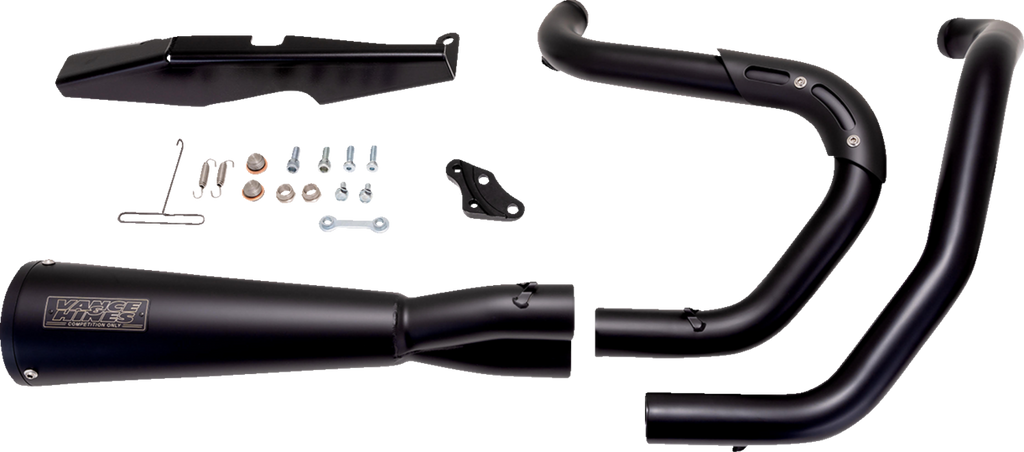VANCE & HINES 2-into-1 Upsweep PCX™ Exhaust System - Stainless Steel - Black