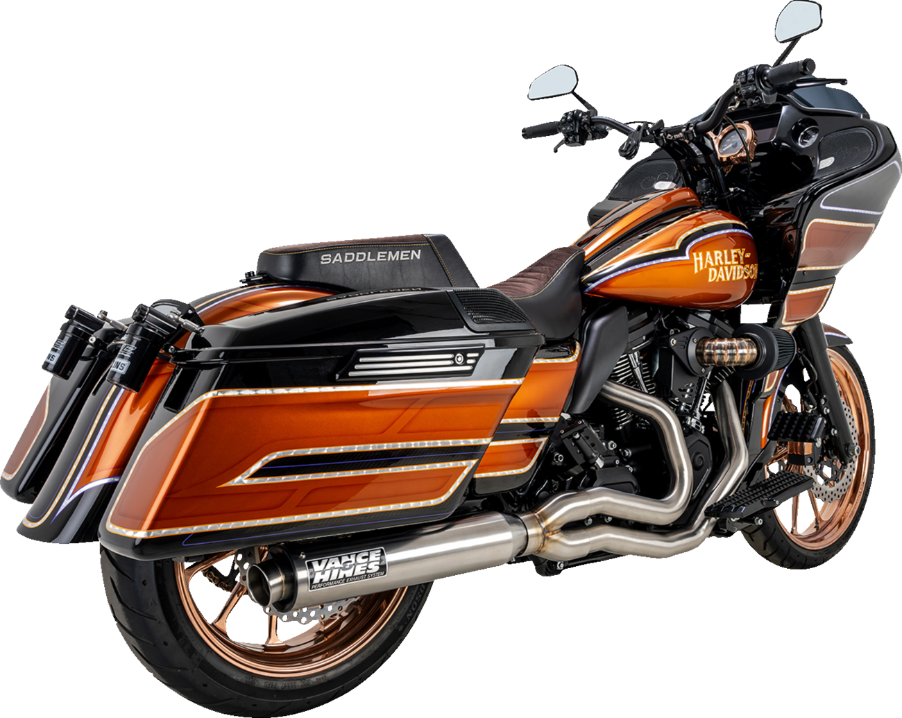 VANCE & HINES 2-into-1 Supersport PCX™ Exhaust System - Brushed
