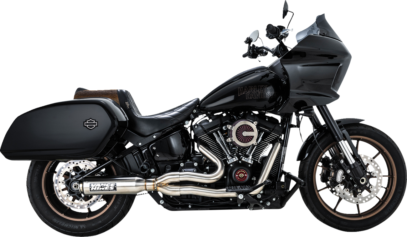 VANCE & HINES 2-into-1 Supersport Exhaust System - Brushed - Softail