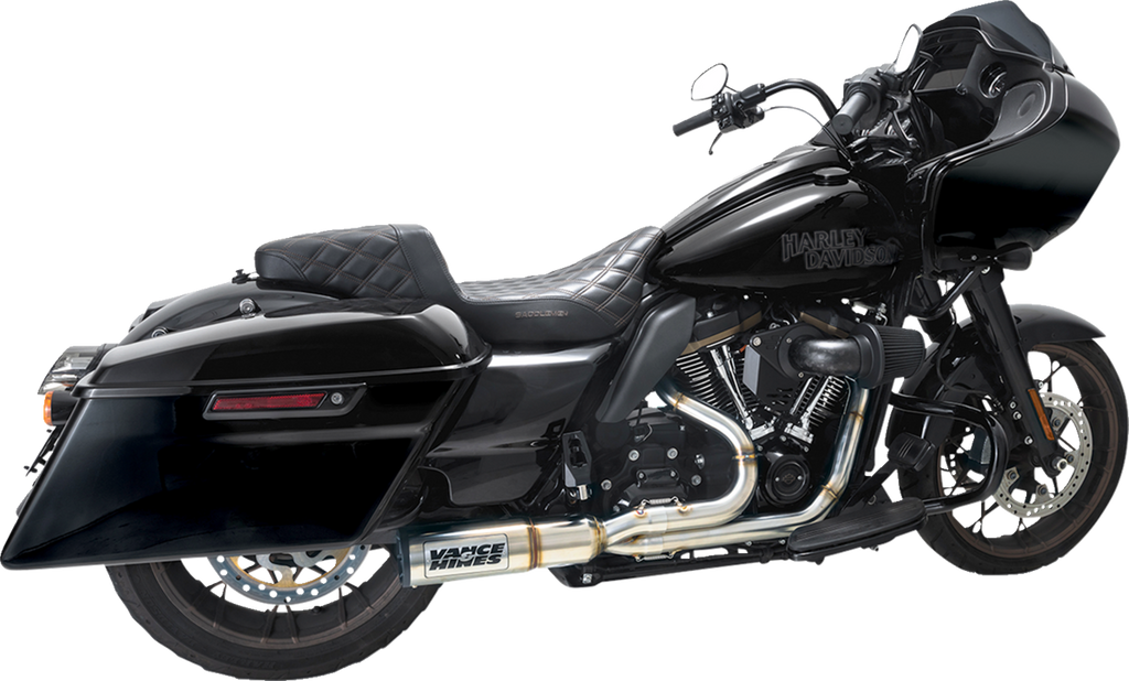 VANCE & HINES 2-into-1 High Output PCX™ Exhaust System - Brushed - Touring