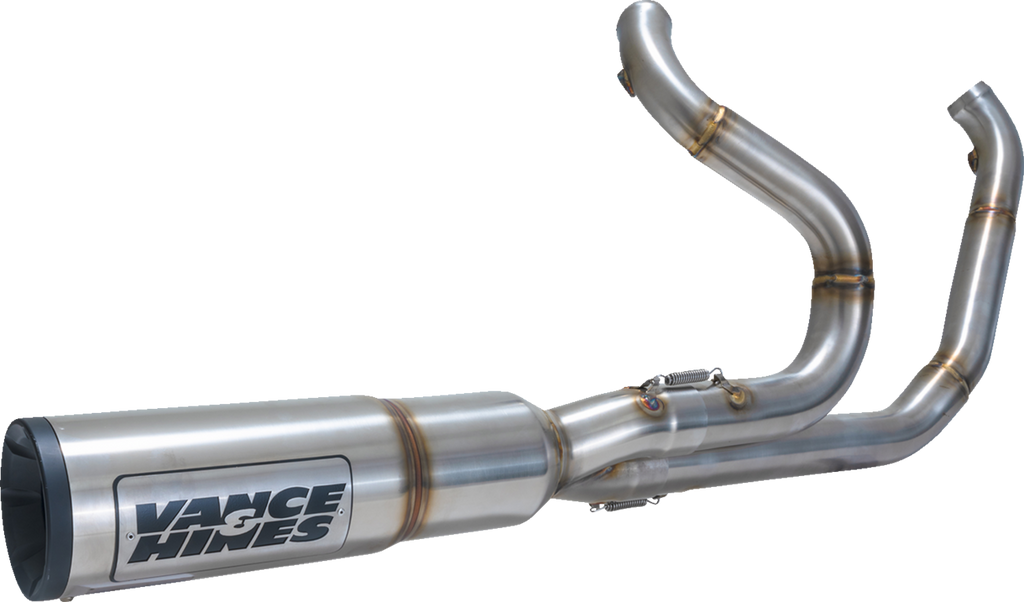 VANCE & HINES 2-into-1 High Output PCX™ Exhaust System - Brushed - Touring