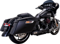 VANCE & HINES 2-into-1 High Output PCX™ Exhaust System - Black - Touring