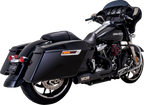 VANCE & HINES 2-into-1 High Output PCX™ Exhaust System - Black - Touring