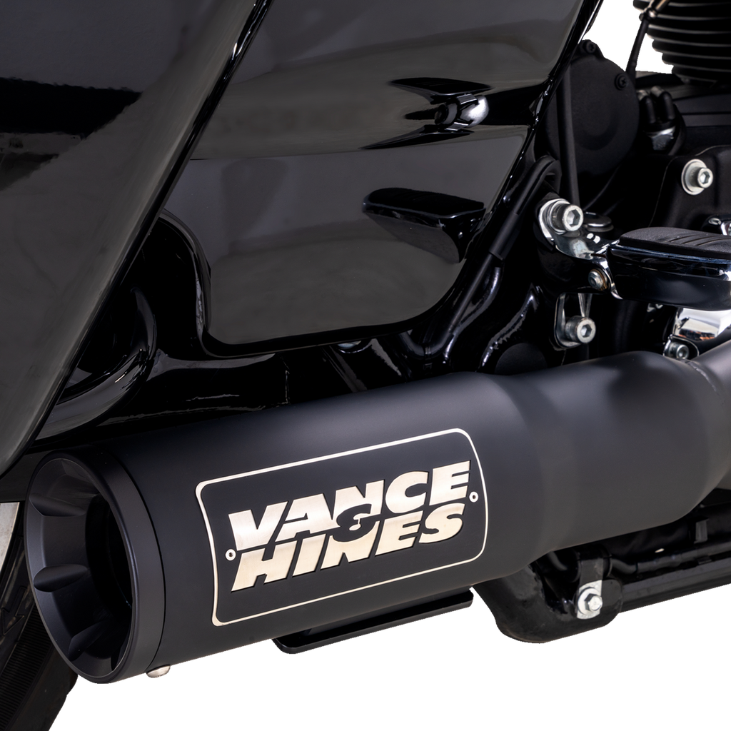 VANCE & HINES 2-into-1 High Output PCX™ Exhaust System - Black - Touring