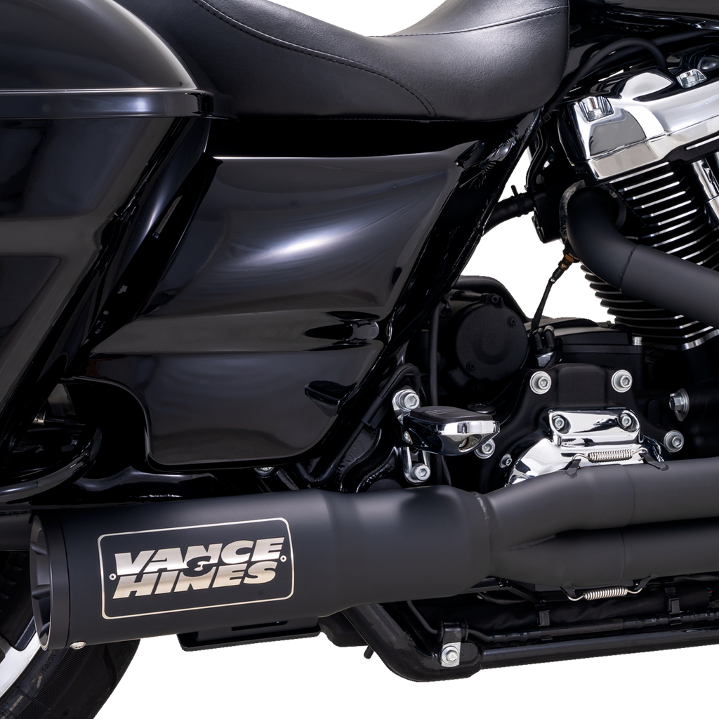 VANCE & HINES 2-into-1 High Output PCX™ Exhaust System - Black - Touring