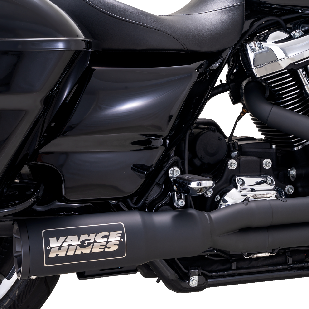 VANCE & HINES 2-into-1 High Output PCX™ Exhaust System - Black - Touring
