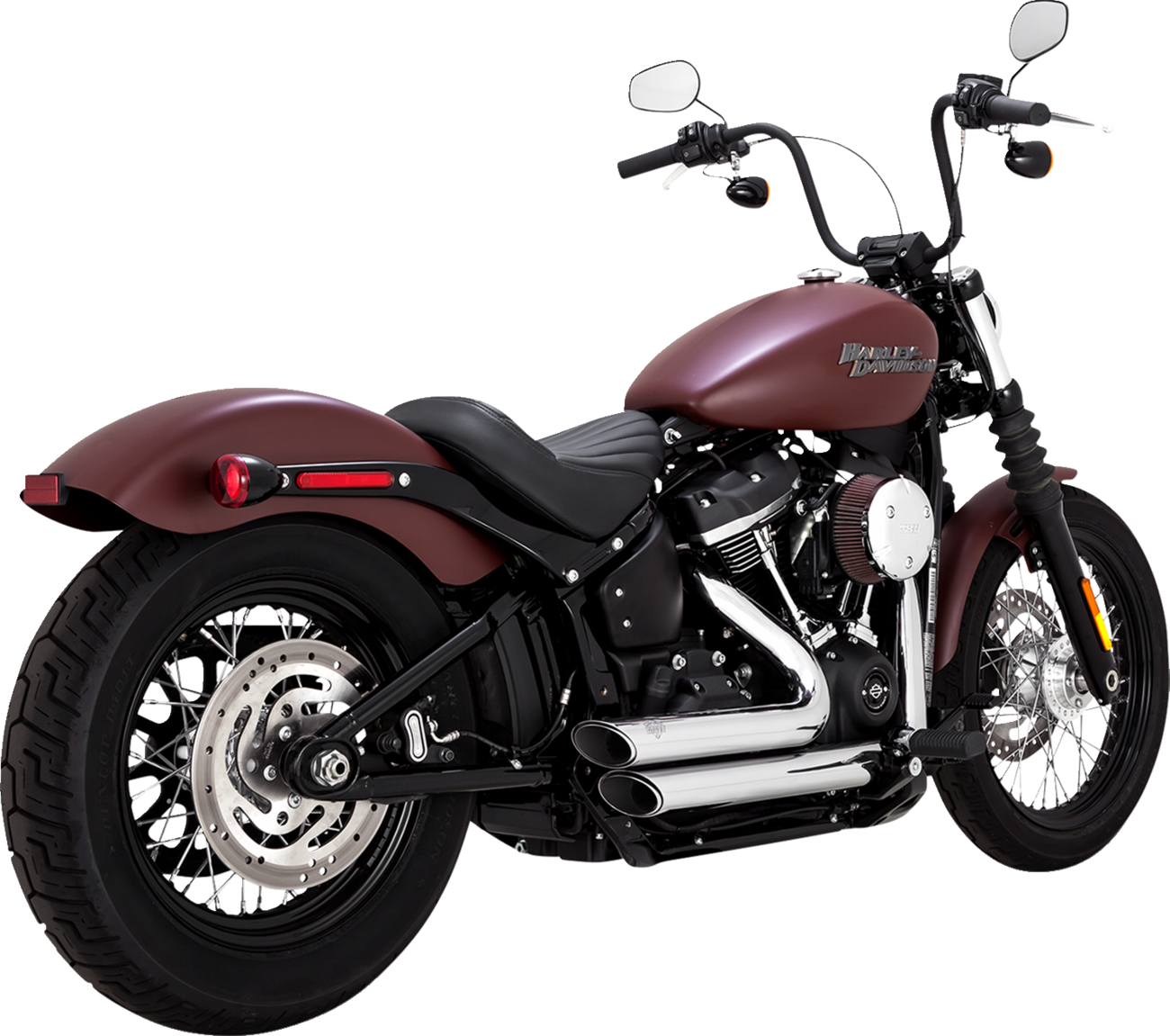 VANCE & HINES Shortshots Staggered PCX™ Exhaust System - Matte Black