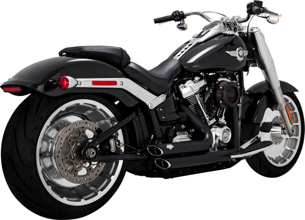 VANCE & HINES Shortshots Staggered Exhaust System - Black