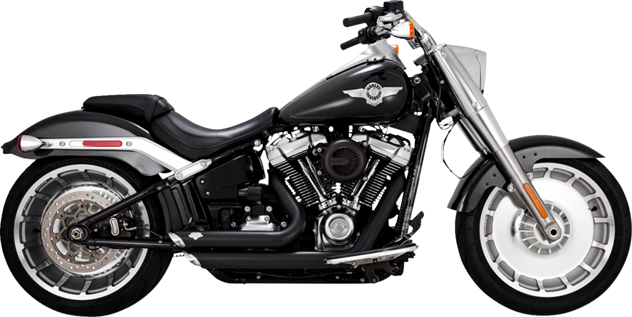 VANCE & HINES Shortshots Staggered Exhaust System - Black