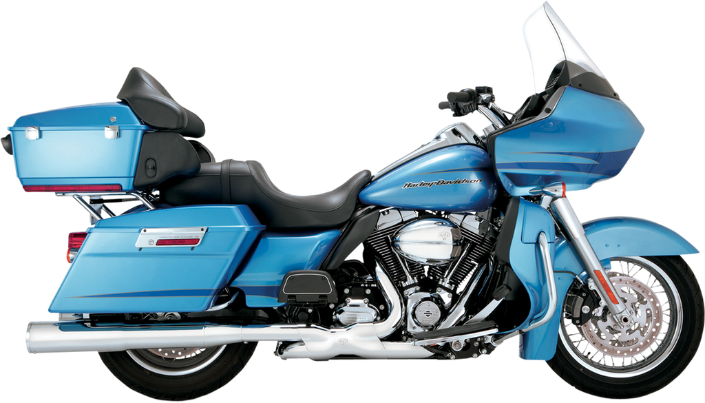 VANCE & HINES Hi-Output Slip-On Mufflers - Chrome - '95-'16 FLT