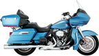 VANCE & HINES Hi-Output Slip-On Mufflers - Chrome - '95-'16 FLT