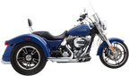 VANCE & HINES Twin Slash Slip-On Mufflers - Chrome - Freewheeler