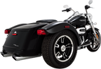 VANCE & HINES Twin Slash Slip-On Mufflers - Chrome - FLRT