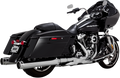 VANCE & HINES 4-1/2" Torquer Slip-On Mufflers - Chrome