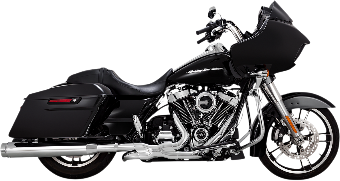 VANCE & HINES 4-1/2" Torquer Slip-On Mufflers - Chrome