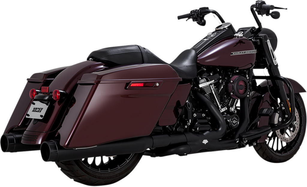 VANCE & HINES 4-1/2" Torquer Slip-On Mufflers - Black