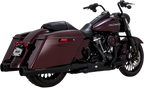 VANCE & HINES 4-1/2" Torquer Slip-On Mufflers - Black