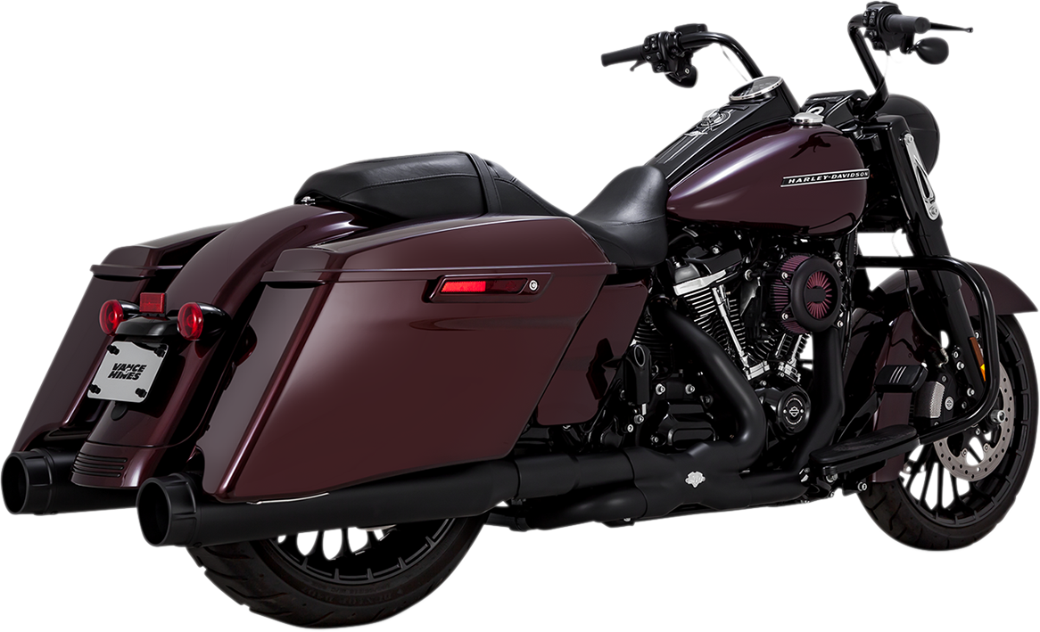 VANCE & HINES 4-1/2" Torquer Slip-On Mufflers - Black