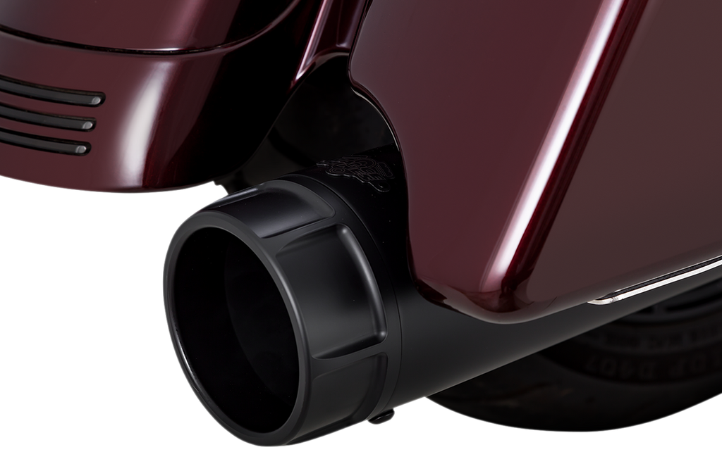 VANCE & HINES 4-1/2" Torquer Slip-On Mufflers - Black