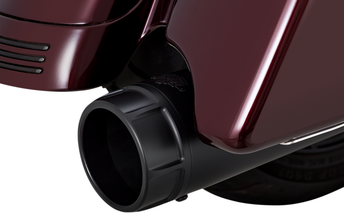 VANCE & HINES 4-1/2" Torquer Slip-On Mufflers - Black
