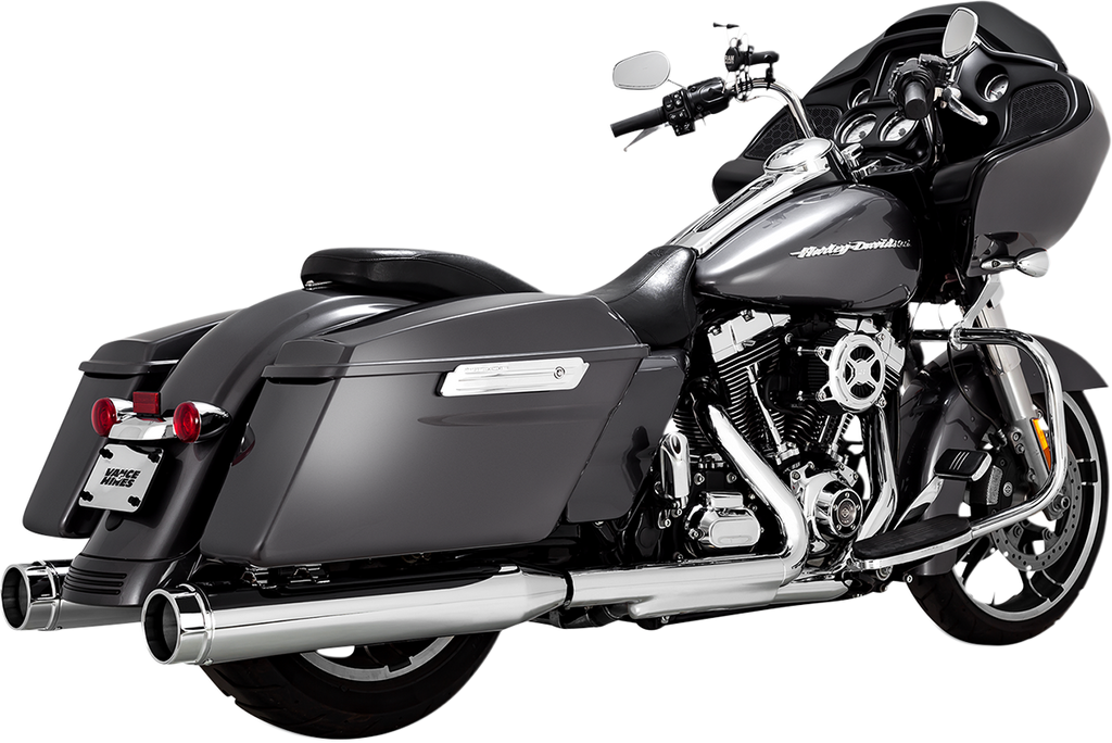 VANCE & HINES 4-1/2" Torquer Mufflers for '95-'16 FL - Chrome