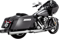 VANCE & HINES 4-1/2" Torquer Mufflers for '95-'16 FL - Chrome