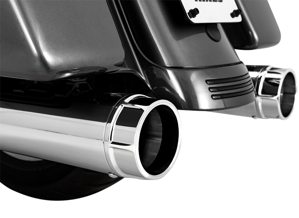 VANCE & HINES 4-1/2" Torquer Mufflers for '95-'16 FL - Chrome