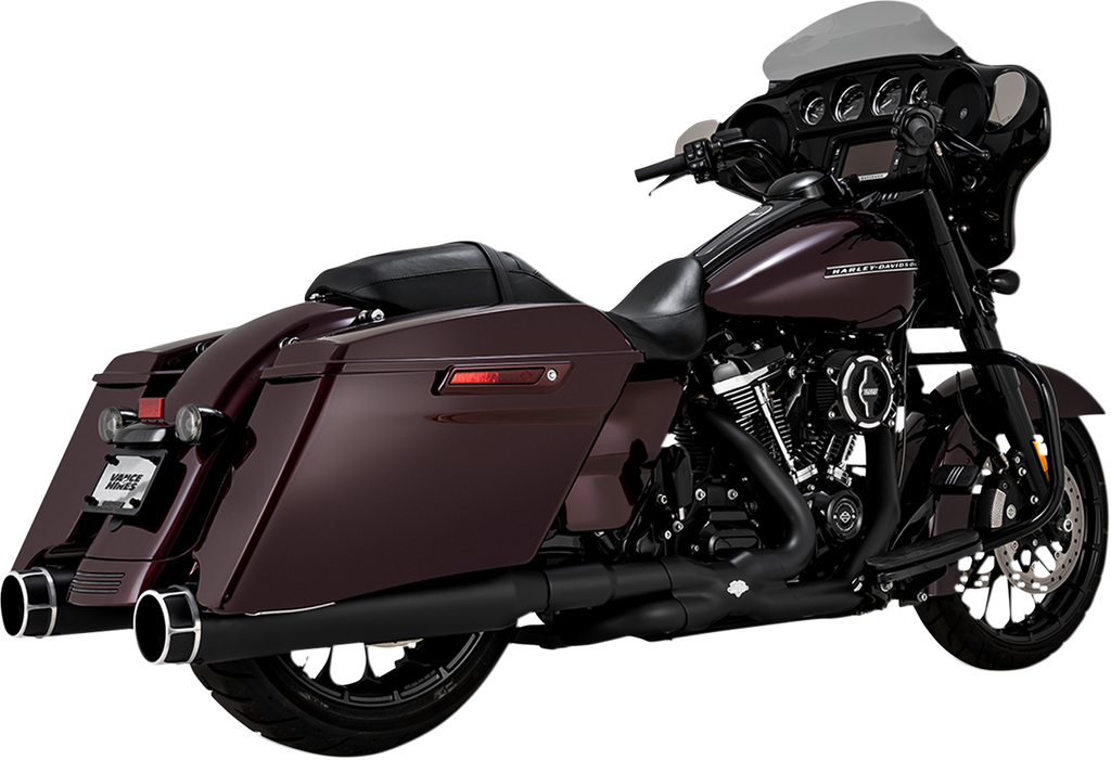VANCE & HINES 4-1/2" Torquer Slip-On Mufflers - Machine Cut