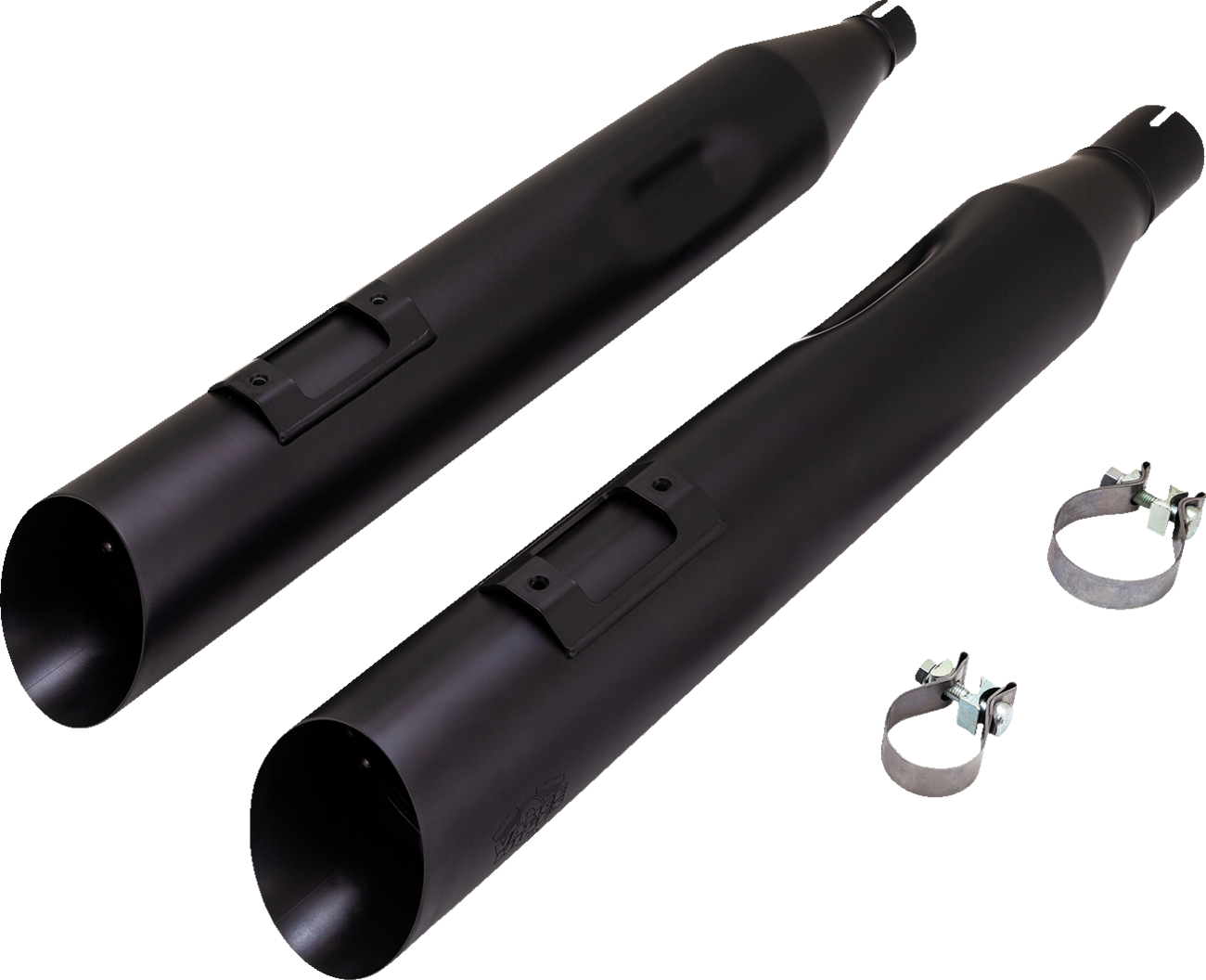 VANCE & HINES Blackslash 450 Slip-On Mufflers - Black - FL