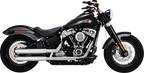 VANCE & HINES 3" Twin Slash Slip-On Muffler - Chrome