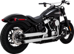 VANCE & HINES 3" Twin Slash Slip-On Muffler - Chrome