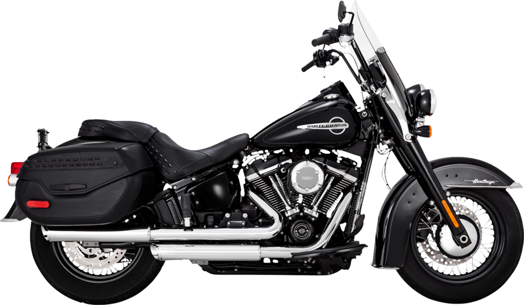 VANCE & HINES 3" Twin Slash Slip-On Muffler - Chrome