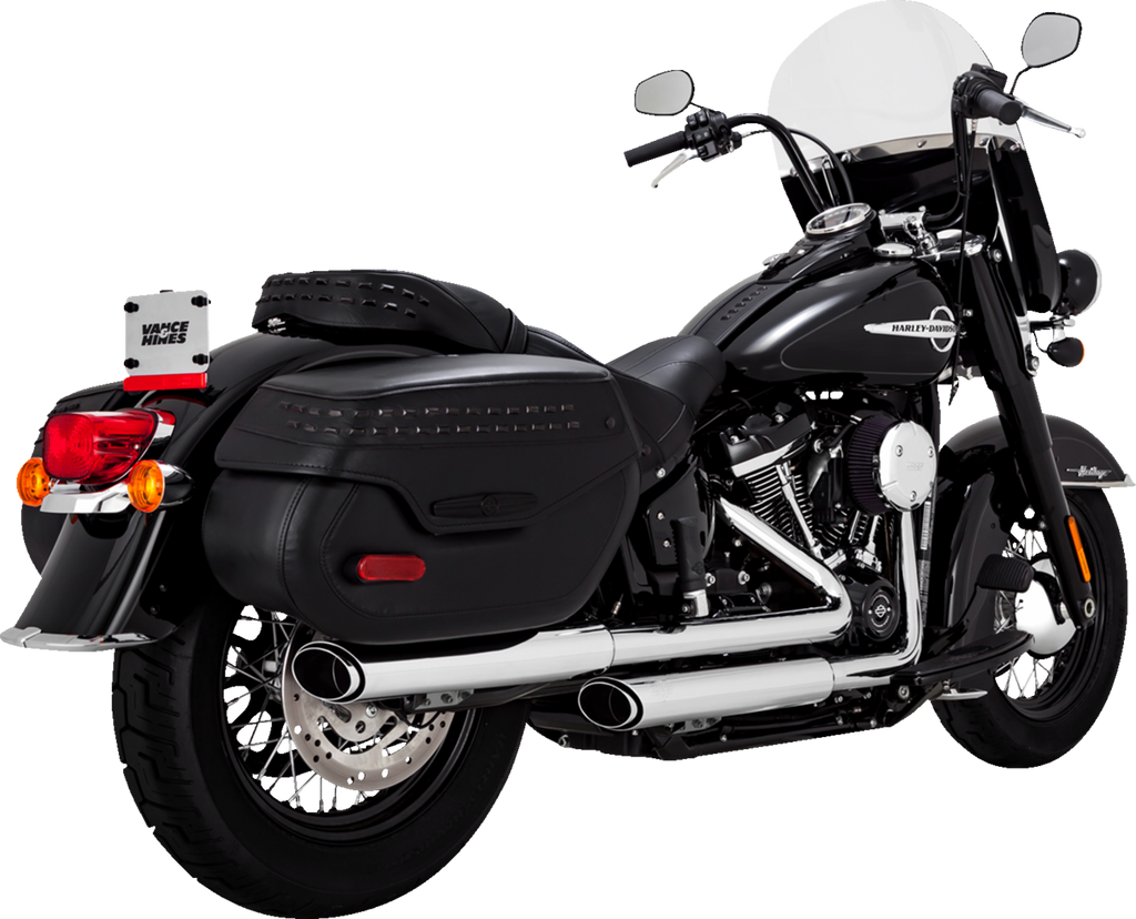 VANCE & HINES 3" Twin Slash Slip-On Muffler - Chrome